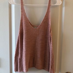 american eagle crochet tank top